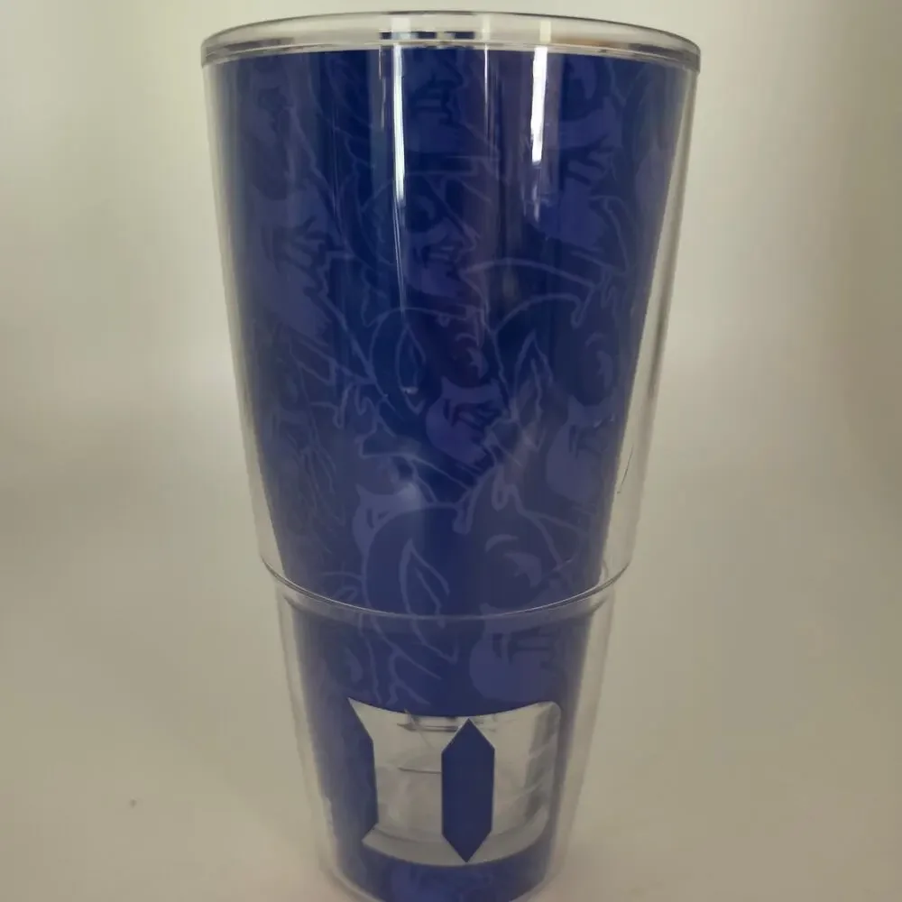 TERVIS Duke University Blue Devils 24oz Insulated Tumbler Blue Clear NO LID